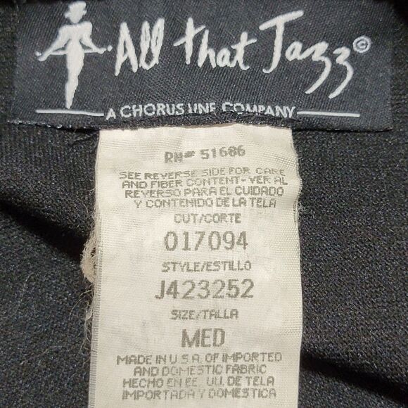 All That Jazz Black Form Fitting Party Dress w/ Sheer Waist - Size Medium - Picture 7 of 8